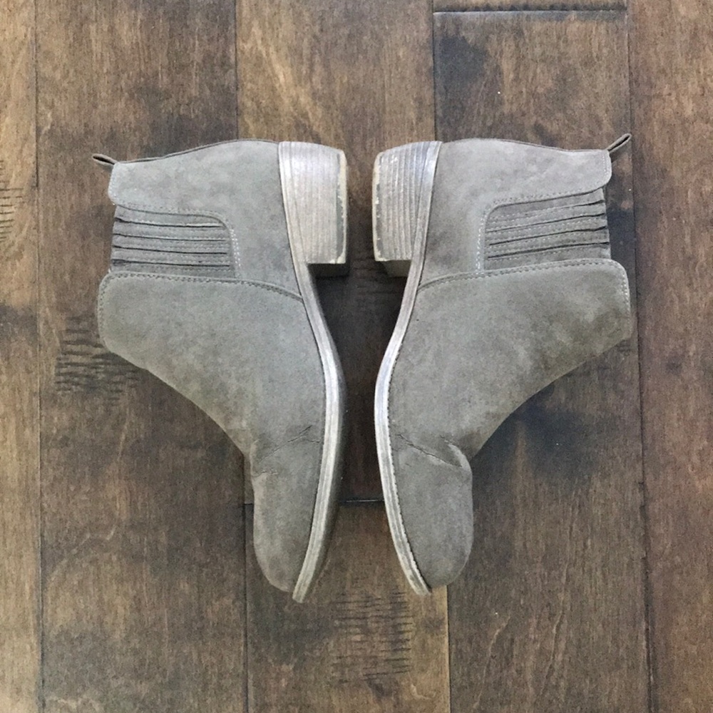 Suede booties size 9